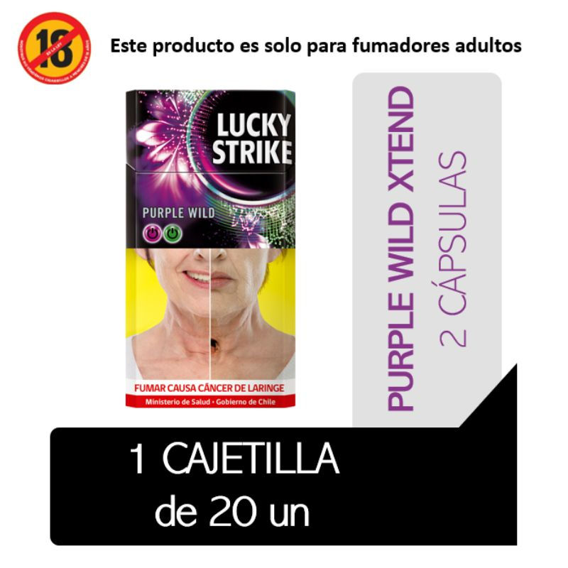 Cigarrillos Lucky Strike Purple Wild 20 unid. - A Domicilio - AyF Market  Gourmet
